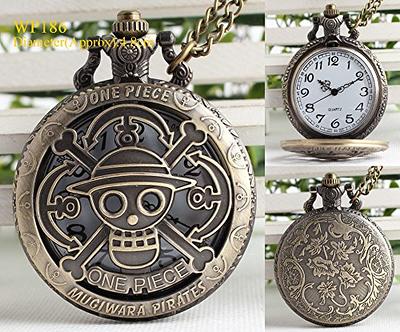 watch key charm - antique bronze pocket watch key necklace - initial S
