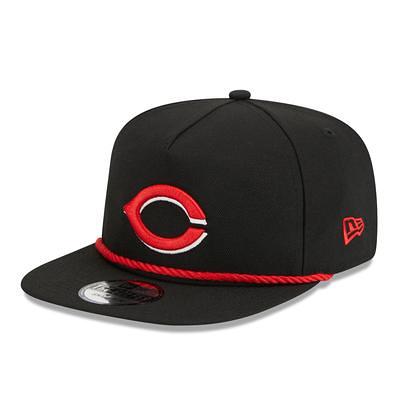 Cincinnati Reds New Era White Golfer Tee 9FIFTY Snapback Hat