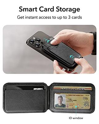ESR Magnetic Wallet (HaloLock), Compatible with MagSafe Wallet, for iPhone  Wallet with Adjustable Stand, for iPhone 15/14/13/12 Series, Not for iPhone  13/12 mini, 3 Card Holder, Vegan Leather, Black - Yahoo Shopping