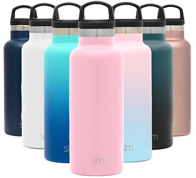 Simple Modern Summit Insulated Stainless Steel Water Bottle with Straw Lid - Midnight Black - 32 fl oz