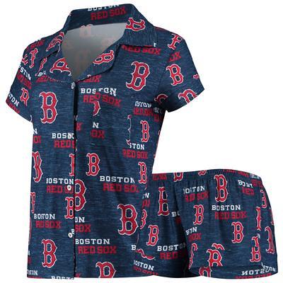 Concepts Sport White Boston Red Sox Reel Pinstripe Tank Top & Shorts Sleep Set