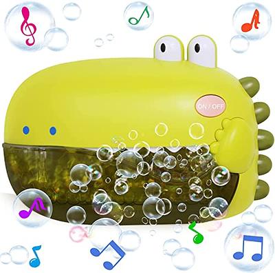 Baby Bath Toys, Bath Toys for Kids Ages 1-3, Bath Bubble Maker Machine, Kids Bubble Bath Toy with Shower Head, Cute Bath Toys Bathtub Toys, Great