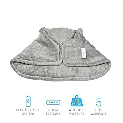 Pure Enrichment WeightedWarmth 3-in-1 Heating Pad, Grey