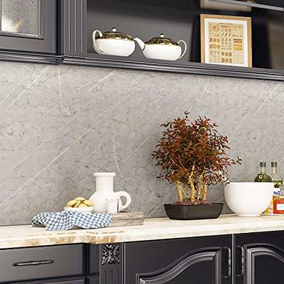 LaCheery White Marble Contact Paper for Countertops Self Adhesive