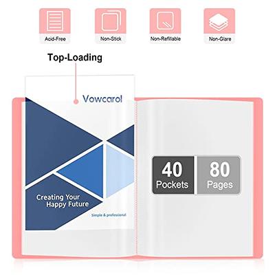 Presentation Book 3 Packs Art Portfolio Binder with Plastic Sleeves 11x17  Portfolio Folder with Artwork Sheet Protectors for Documents 30 Pockets 60