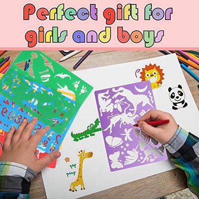 20Pcs drawing templates for kids Painting Stencil Small Stencils Painting