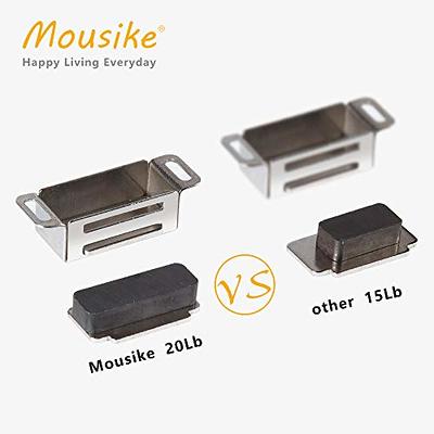 Mousike Cabinet Magnets Magnetic Door Catch Stainless Steel Door Magnet for Kitchen Bathroom Cupboard Wardrobe Closet Closures Cabinet Door Drawer