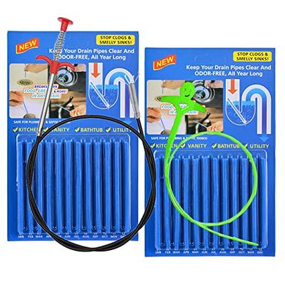 DealEnvy Drain Snake Clog Remover - Efficient Drain Cleaner Tool