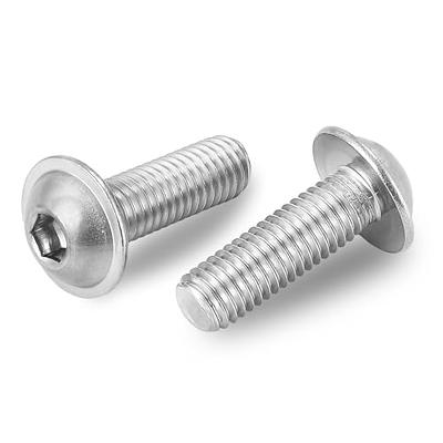 M4-0.7 x 10mm Flanged Button Head Socket Cap Screw Bolts, 304 Stainless  Steel 18-8, Allen Socket Drive, Bright Finish, Fully Machine Threaded, Pack  of 100 - Yahoo Shopping