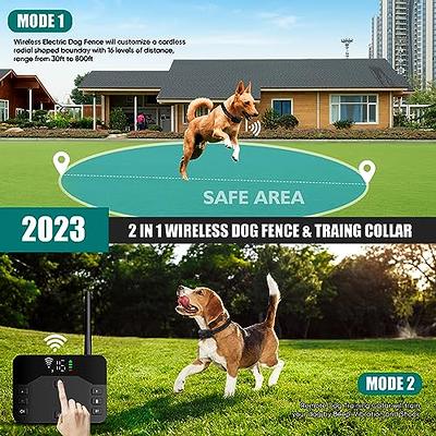 Wireless Electric Dog Fence Pet Containment System Shock Collar For  1/2/3Dogs