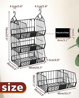 REFLYING 3 Tier Foldable Closet Organizer, Closet Organizers and