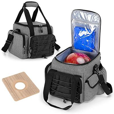 Athletico Essential Bowling Bag - Single Ball Bowling Tote Bag with Padded Bowling Ball Holder (Black)