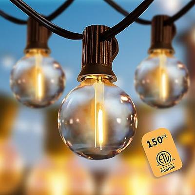 Bomcosy Outdoor String Lights for Patio, 100ft String Lights for Outside  IP65 Waterproof, 32 Shatterproof Backyard Lights Outdoor Hanging Lights  Bulbs for Cafe,Party Bistro,Garden,Patio Decor(2700K) - Yahoo Shopping