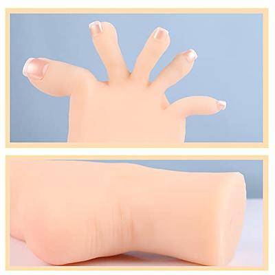 1 Pair Silicone Lifesize Female Mannequin Foot Display with Bone