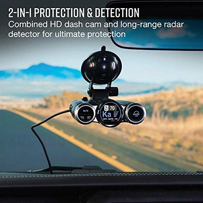 Cobra Road Scout Dash Cam and Radar Detector, Left, WiFi, Bluetooth, iRadar  Compatible, HD 1080P Dash Camera for Cars, Heavy Duty EZ Mag Mount