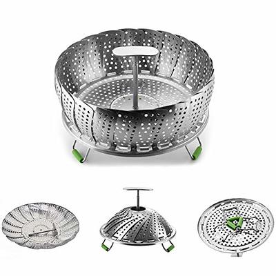 Steamer Basket Steaming Pot Insert Food Steel Stainless Kitchen