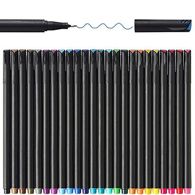 Upanic Journal Pens,24 Colorful Planner Pens,Fineliner Colored