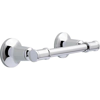 Delta Flynn Brushed Nickel Wall Mount Single Post Toilet Paper Holder in  the Toilet Paper Holders department at