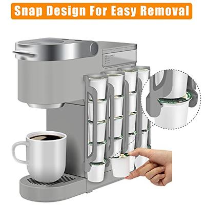 K Cup Holder Large Capacity Coffee Pod Holder Coffee Bar Accessories and  Cup Storage Organizer Save Space for Home Office Kitchen Counter  Organizer(at