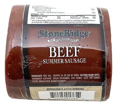 Hickory Farms Beef Summer Sausage 10 Ounce (Pack of 4)