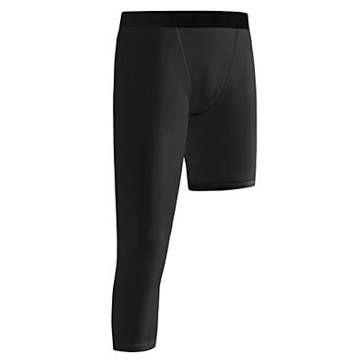  Hotfiary Men's Compression Pants 3/4 Activewear