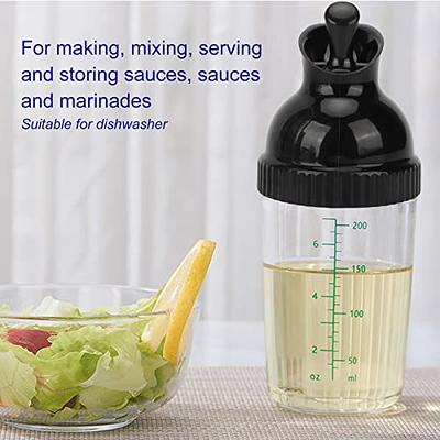 Salad Dressing Mixer Bottle, Salad Dressing Shaker, Salad Dressing Bottle  200ml Salad Dressing Shaker Salad Dressing Container (Black) - Yahoo  Shopping