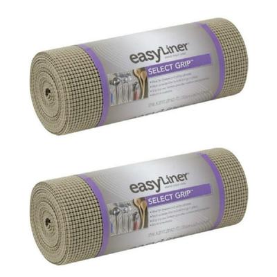 Duck Easyliner Shelf Liner, Non-Adhesive Select Grip for Drawers and Cabinets, 12 Inches x 24 Feet, White