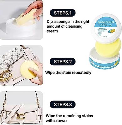 2023 New Multi-Functional Cleaning And Stain Removal Cream, Multipurpose  Cleaning Cream, White Shoe Cleaning Cream with Sponge, White Shoe Cleaner,  No Need To Wash, Decontaminate Solid Paste 1Pcs - Yahoo Shopping
