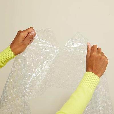 Basics Perforated Bubble Cushioning Wrap, Small 3/16, 12-Inch x 175  Foot Long Roll, Clear