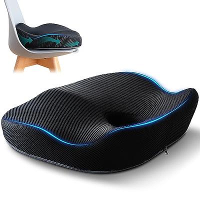 VIGBOAT Office Chair Cushion, Memory Foam Seat Cushion for Tailbone Pain  Relief, Ergonomic Butt Cushion for Sciatica, Back Pain, Butt Pillow for Long  Sitting, Chair Pad for Desk, Gaming, Car Driving 