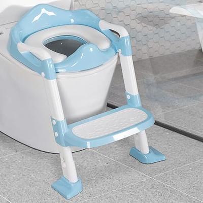 Potty Training Seat Toddler Toilet Seat with Step Stool Ladder