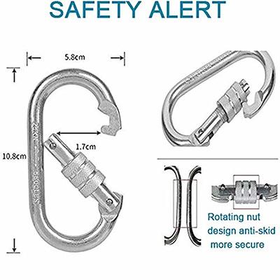 Escape Rope Ladder With Carabiners, Flame Resistant Fire Ladder For Kids  And Adults, Fast To Deploy Non-Slip Safety Rope Soft Ladder, Escape From