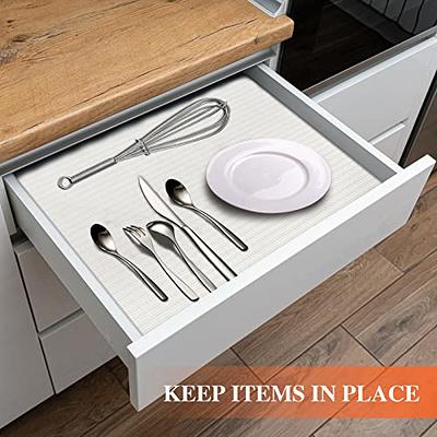 HOME GENIE Slip Resistant Drawer and Shelf Liner, Non Adhesive