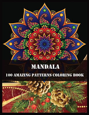 MANDALAS Flowers: Adult Coloring book: Amazing stress relieving for Adult,  Simple mandala relaxation coloring Pages for adults - Great a (Paperback)