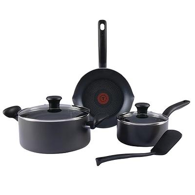 T-fal Initiatives Nonstick Cookware Set 6 Piece Oven Safe 350F