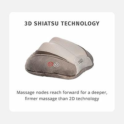 Neckteck Shiatsu Back and Neck Massager w/ Adjustable Heat and Strap,  DeepTissue