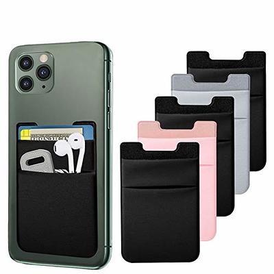 OBVIS Cell Phone Pocket Self Adhesive Card Holder Stick On Wallet