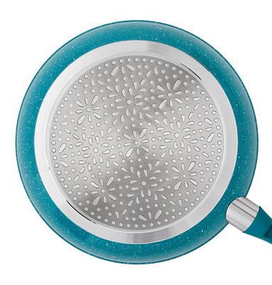 The Pioneer Woman Timeless Beauty Aluminum 10-Inch Fry Pan, Teal
