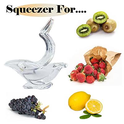 2 Pcs Bird Lemon Squeezer, Stainless Steel Lemon Wedge Squeezer