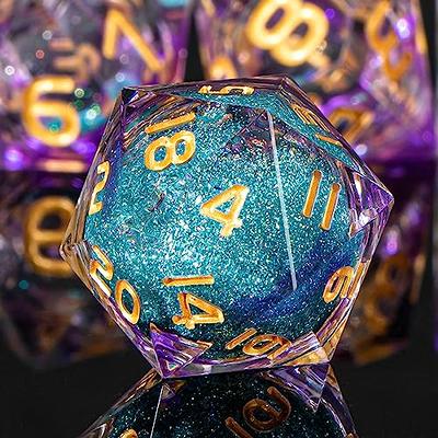 Liquid Core Giant D20 (Pick Your Color) | 33mm TTRPG Role Playing Game Die