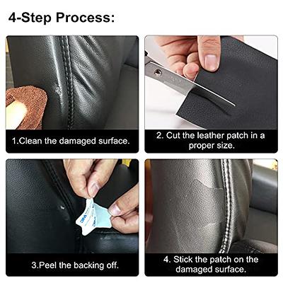 Self-Adhesive Leather Repair Patches,8X11 Inch Leather Repair Tape for  Couches