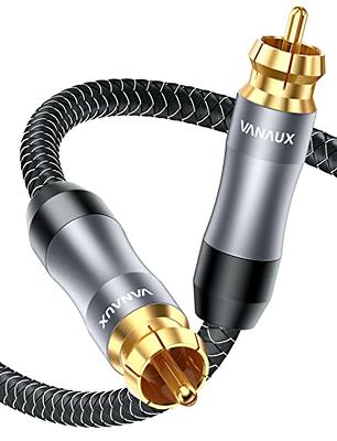  OLLGEN RCA Video Cable,Digital Audio Coaxial Cable with Male to  Male Single Plug,A/V Extension Cord for Subwoofer Car Rear View Parking  Buckup Camera,3m/10feet : Electronics