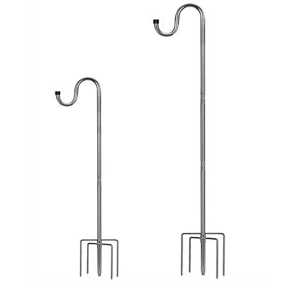 HOME RIGHT Bird Feeder Pole,30 to 78 inch Adjustable Shepherds Hook Heavy  Duty 5 Prong Metal Hanger Hook Garden Plant Hooks for Wedding Decoration(1  Pack) - Yahoo Shopping