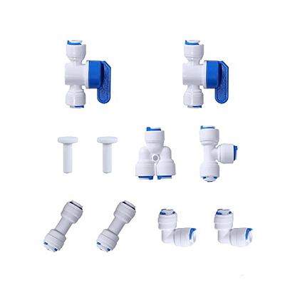 IVLPHA Push to Connect Fitting 5/16 Tube OD x 1/4 Tube OD Reducer,  Pneumatic Air Water Straight Union Two Way Connector/Coupler (Pack of 5) -  Yahoo Shopping