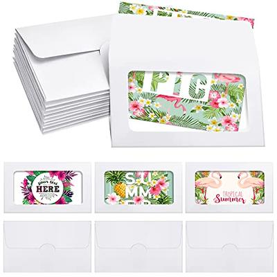 Goefun Blank Note Cards and Envelopes 5 x 7 Flat Cardstock and A7 Envelopes  Self Seal 100 Pack for Wedding, Invitations, DIY Cards, Thank You Cards 
