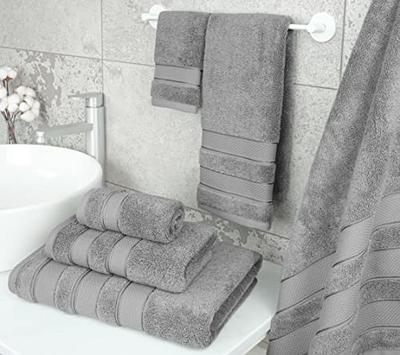 LANE LINEN Luxury Bath Towels Set - 3 Piece 100% Cotton Bathroom Towels,  Quick Dry, Extra Aborbent, Super Soft Towels Set 1 Hand Towel, 1 Wash  Cloths
