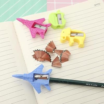 cobee 8 PCS Pencil Sharpener, Dual Holes Compact Colored Handheld