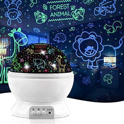 MOKOQI Kid Lights Projector Indoor Forest Animal Night Light for