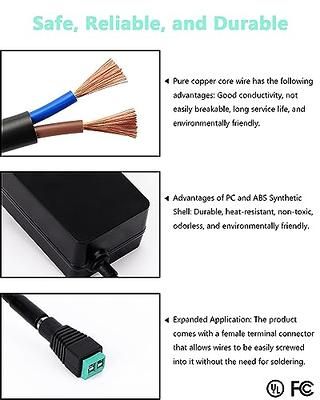 12V 5A Power Supply Adapter 60W UL Listed Universal AC/DC Power Adapter, 100 -240V 50-60Hz AC to DC Converter 12 Volt Power Supply for LED Strip Lights  CCTV Camera - Yahoo Shopping