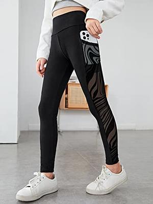 Leggings for Women with Pocket Classic High Waisted Solid Color Yoga Pant  Soft Stretchy Tummy Control Workout Athletic Pants 